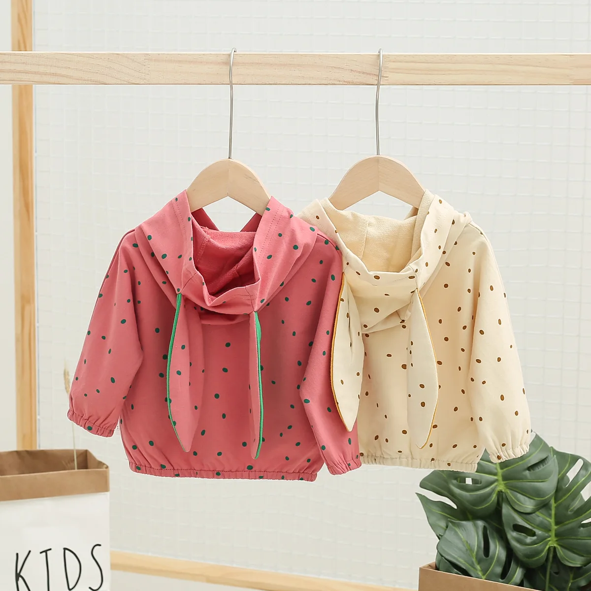 Кофта детская с длинным рукавом х/б в горошек|Толстовки и кофты| |