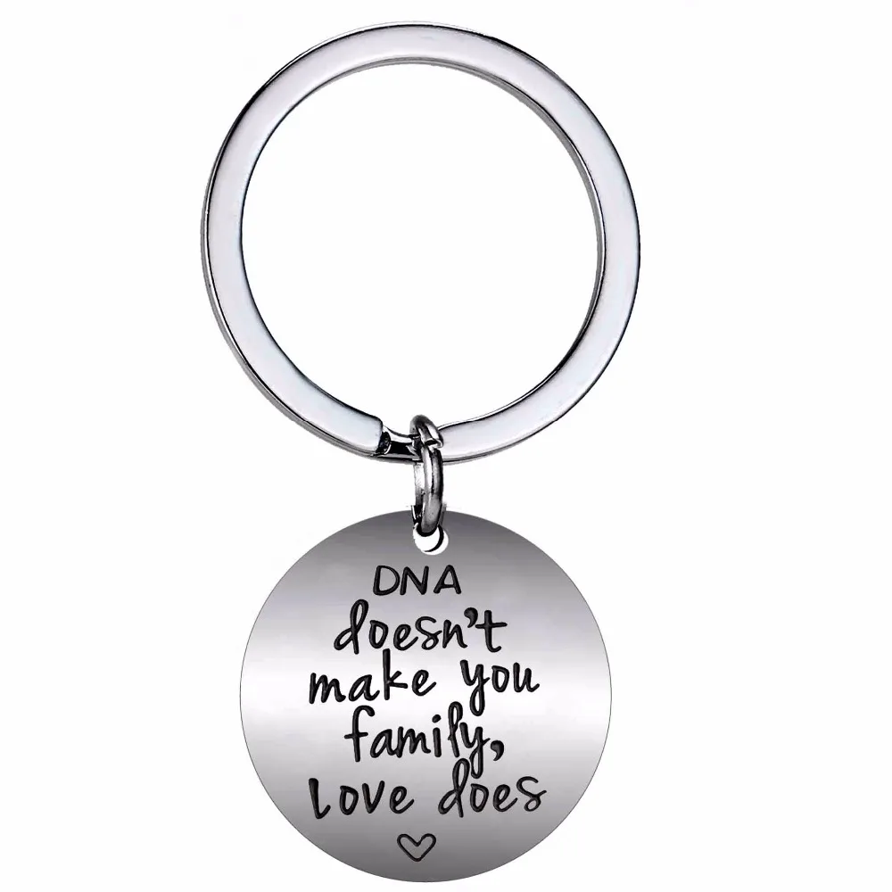 12 шт./лот Charm DNA не делает вашу семью любовь брелок подарок для мам отцов пап из