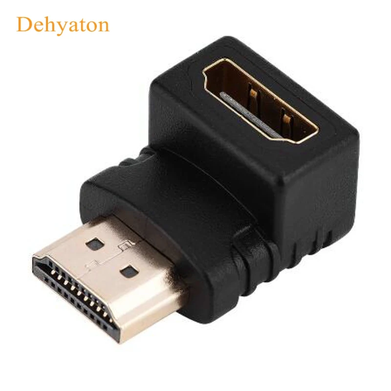 2018 HDMI папа к Женский Кабель адаптер преобразователь удлинитель угол 90 градусов 270