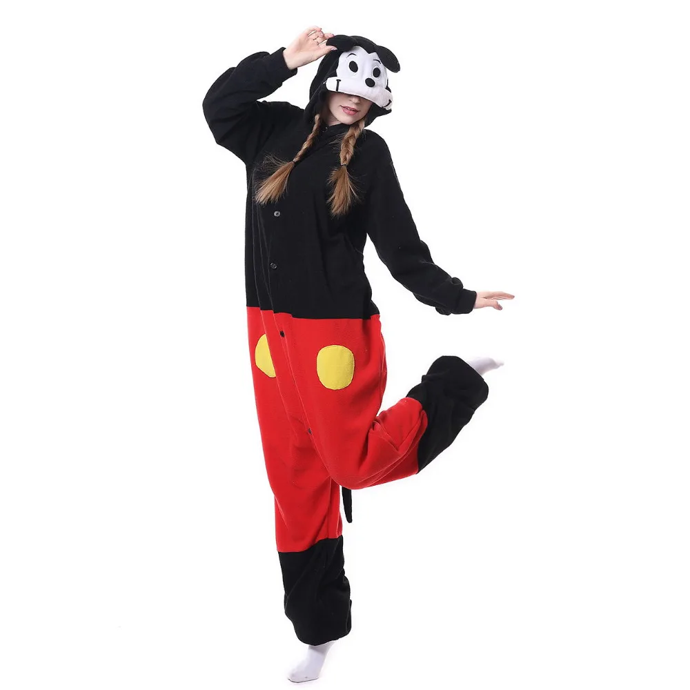 Новинка пижама Кигуруми для взрослых с мышкой Пижама унисекс карнавальный