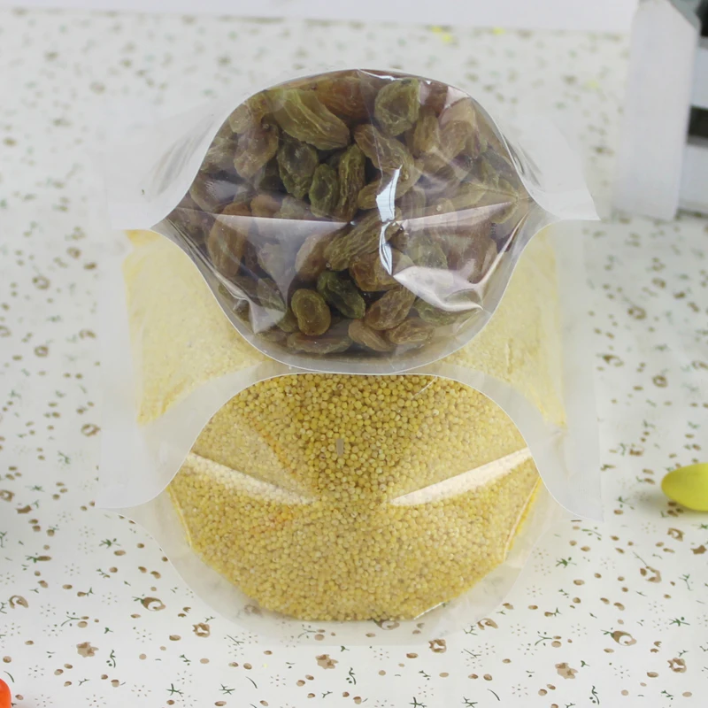 20*30cm Stand Up Travel Storage Zipper Plastic Bag Reclosable Food Snack Coffee Valve Clear Ziplock Clothing Camping Pouches | Дом и сад