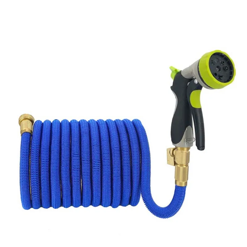 Садовый шланг для полива магический 3 раза телескопический гибкий высокого