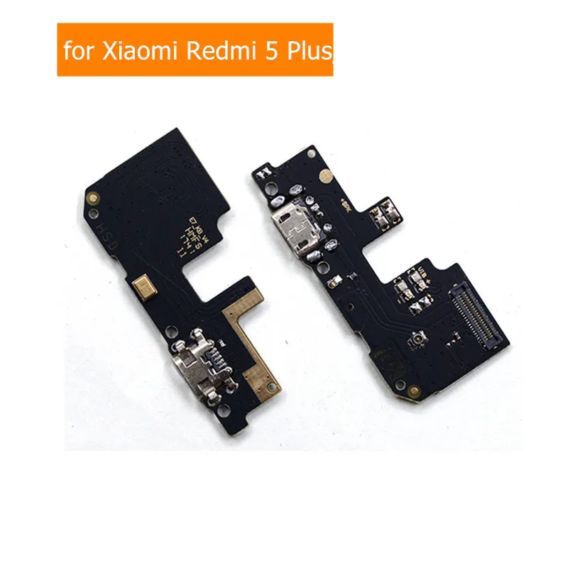 Для Xiaomi Redmi 5 Plus плюс зарядка через usb Порты и разъёмы печатной платы USB Dock Connector