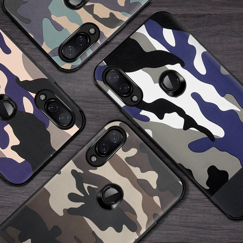 Redmi note 7 Чехол камуфляж Жесткий кожаный для Xiaomi redmi рисунком |
