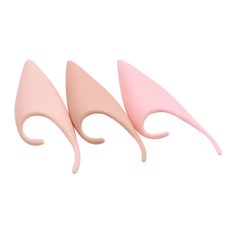 1pair Fake Soft Angel Elf Ears Simulation Ear Props Cosplay Elf Fairy Accessories For Halloween Christmas Event Party Decoration