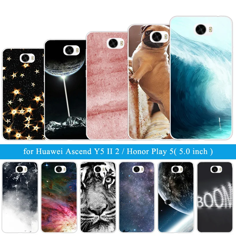 Чехол для huawei y5 ii 5 0 дюйма чехол Huawei Honor 5A телефона из ТПУ силиконовый y5ii Y5 2 с