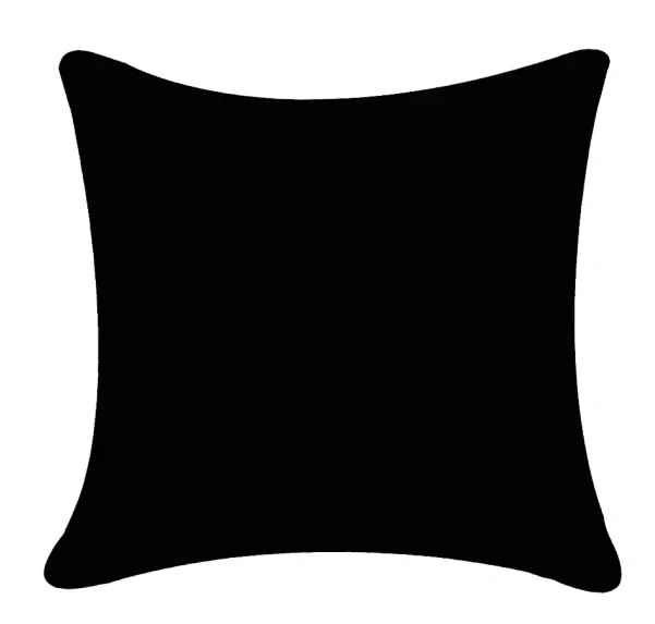 black 10 пар в комплекте, обувь в разной цветовой гамме под заказ 40/45/50/55/60 см Полиэстеровая витая водонепроницаемый твердые окрашенные Наволочка на подушку HT-PTWDC-A - Цвет: black