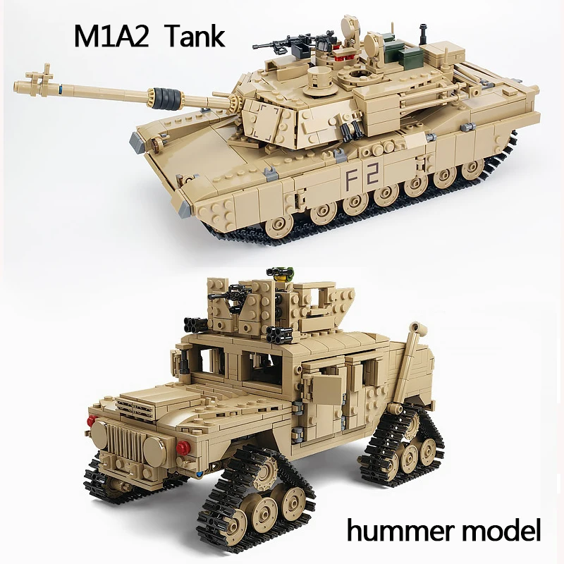 2019 совместимые с LEGO бак Пособия по немецкому языку Ww2 Тигр M1A2 комплекты военная