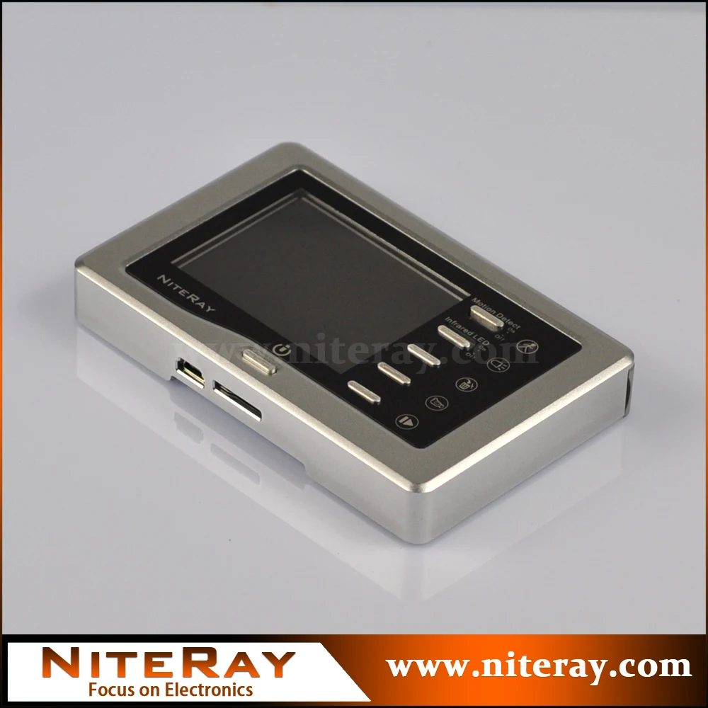 Широкий угол видео глазок дверная камера дверной звонок зритель Поддержка