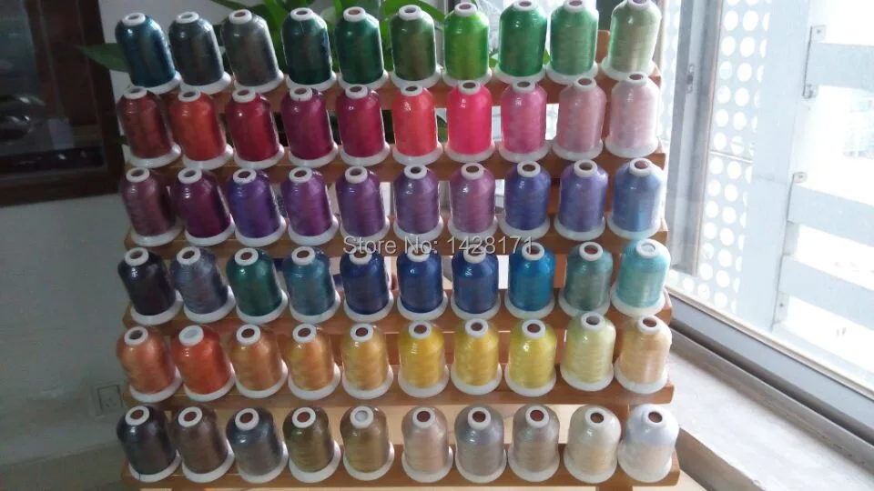 Бесплатная доставка Высококачественная Вышивальная нить из полиэстера 61 Brother