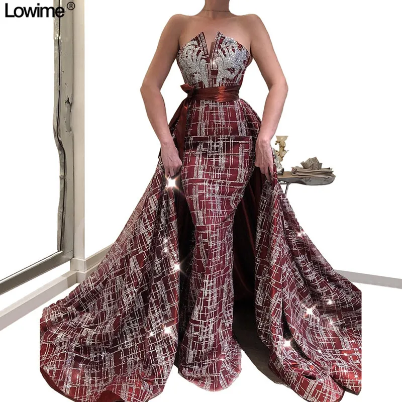 Платье вечернее со шлейфом с блестками 2019|Вечерние платья| |