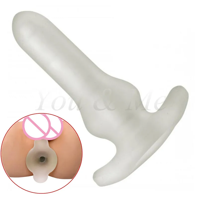Мужской пенис фаллоимитатор вставка дизайн Анальная пробка мягкий полый