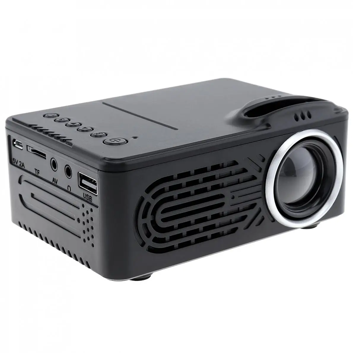 Портативный мультимедийный проектор RD814 Mini HD светодиодный Homehold с поддержкой