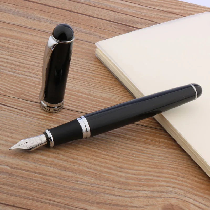 Металлическая подарочная черная серебряная ручка JINHAO X750|fountain pen|jinhao x750pen fountain pen |