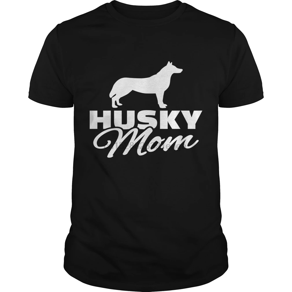 Мужская футболка с коротким рукавом husky mom женские футболки женская принтом