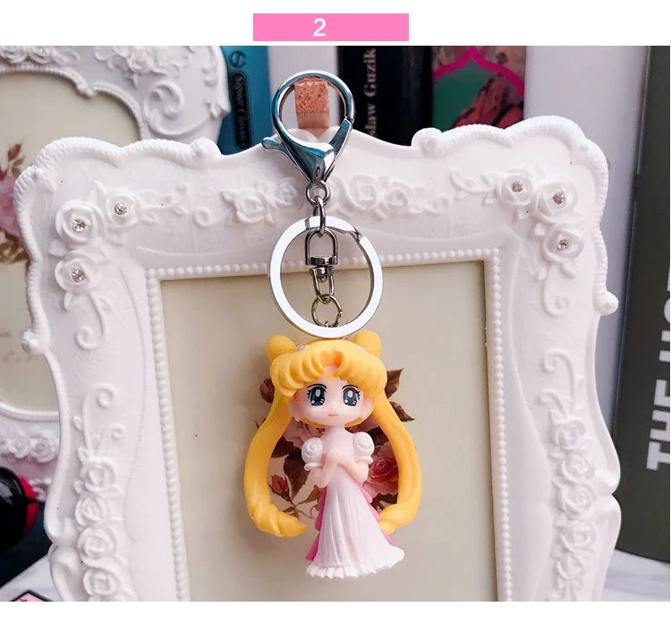 Сейлор Мун фигурки брелок Мода ПВХ японское аниме Сейлор Мун tsukino petit figuarts вечерние украшения для девочек