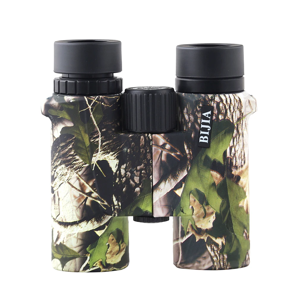 Бинокль BIJIA 8x32 профессиональный охотничий телескоп высокого качества с хорошим зрением, без инфракрасной окулярной линзы, с рисунком кленового листа.