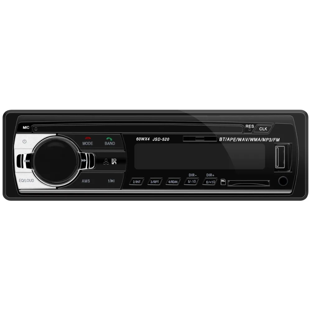 Радио Стерео bluetooth Авторадио JSD 520 стерео аудио usb aux mp3 рекордер oto teypleri Авто 1 din tiguan