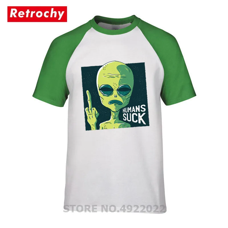 Чужой EIGHTEES Vaporwave чужой завет футболка веселый ALIEN придавая средний палец печати