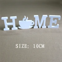hight 10cm artificial wood white letters home birthday decoration number wedding decoration artificial wooden numbers