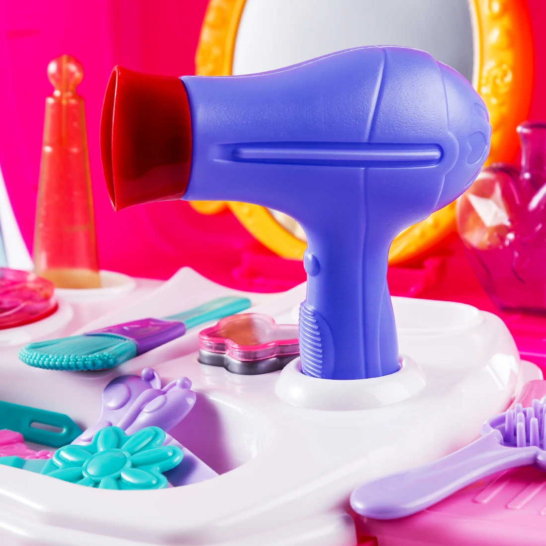 Чехол для макияжа косметичка чехол переноски игрушки ролевых игр фен подарочный