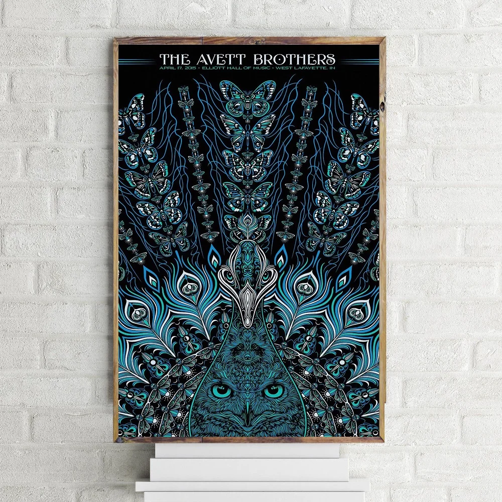 The Avett Brothers концерта на холсте плакат для детской искусство настенные картины