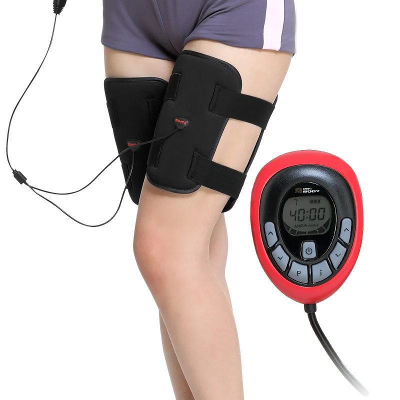 150 интенсивность Электрический Перезаряжаемые EMS похудение ног thighToning пояс из АБС