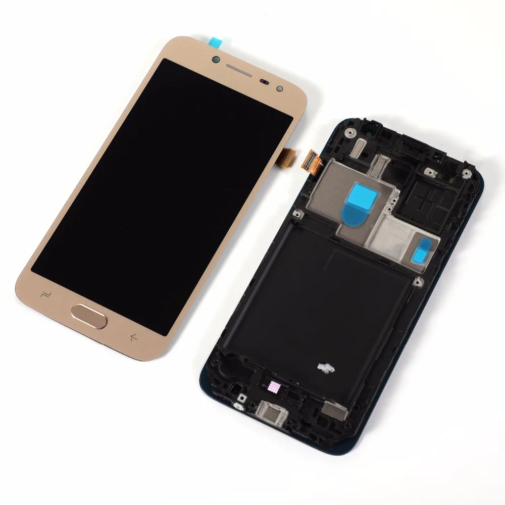 Для samsung Galaxy J2 Pro J250 SM-J250F/DS J250H J250FN ЖК-дисплей сенсорный экран стекло дигитайзер+ средняя рамка+ кнопка Home