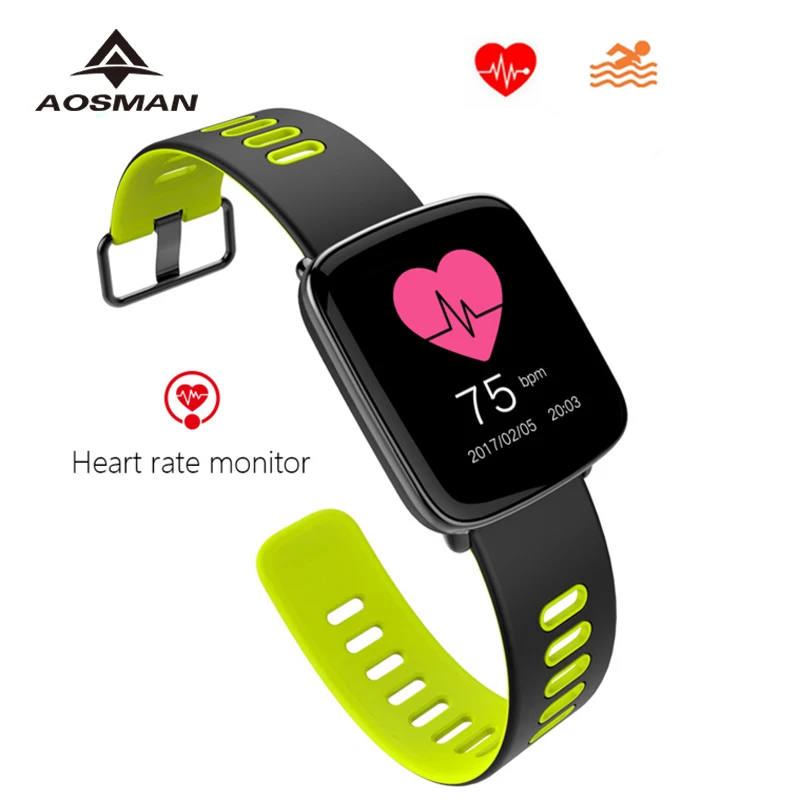 Aosman smart watch для женщин мужские спортивные шорты плавания Sportswatch GV68 IP68