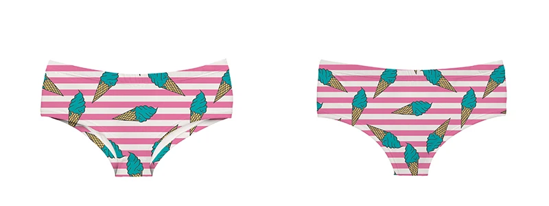 Тропический цветок Toucans мультфильм печати женское белье стринги трусы нижнее белье для женщин милые трусики для леди