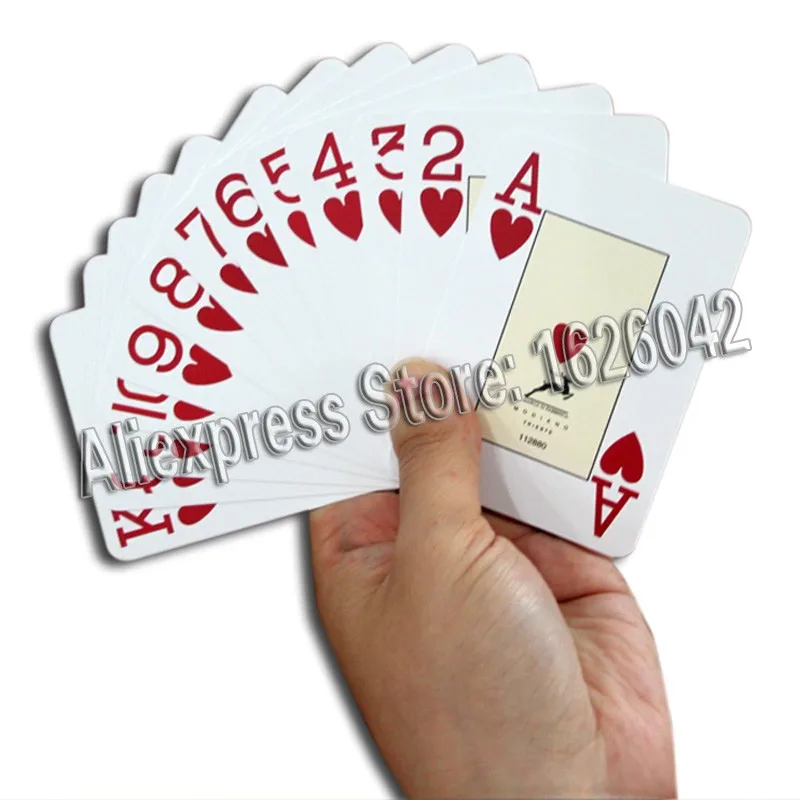 XF Modiano Texas Poker пластиковые покерные карты с боковой маркировкой для Анализатора покера/покерного сканера/покерного предсказателя/обмана в карточные игры