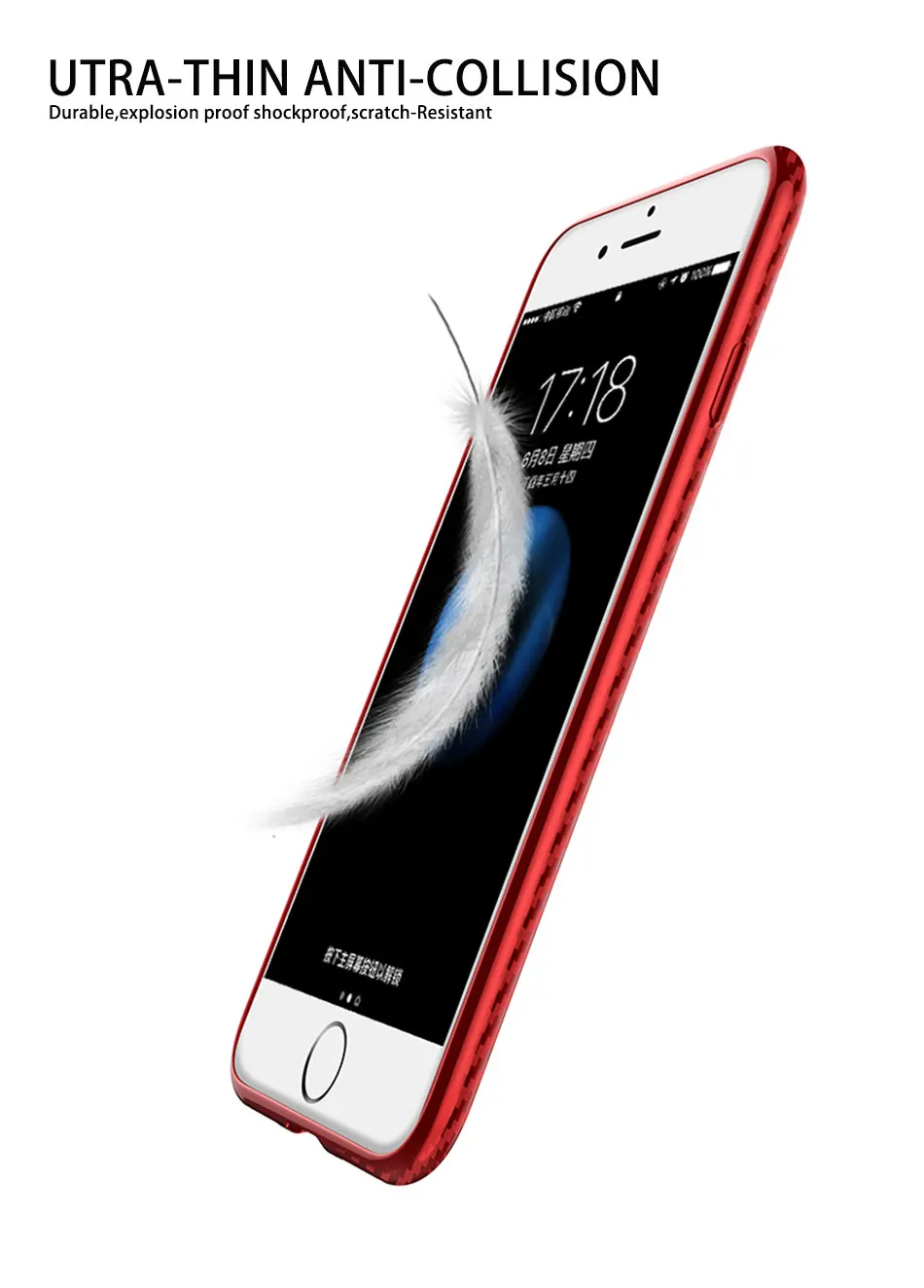 Роскошный Ультратонкий Мягкий силиконовый чехол с кольцом для пальца iPhone X Xs Max Xr 8