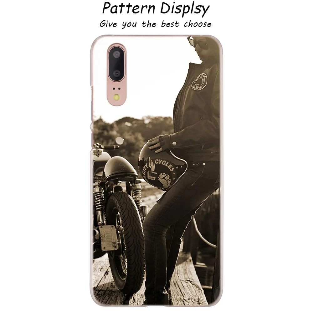 05 MLLSE классический мотоцикл модный прозрачный чехол для huawei P30 P20 P10 P9 P8 Lite P30 P20 мини-видеокамера-регистратор с креплением к P Smart плюс крышка Лидер продаж - Цвет: 05