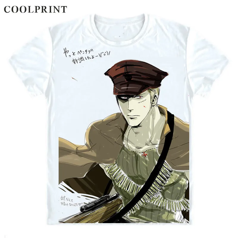 Немецкая футболка Coolprint G8 с немецким человеком Axis Powers Hetalia Мужская Повседневная