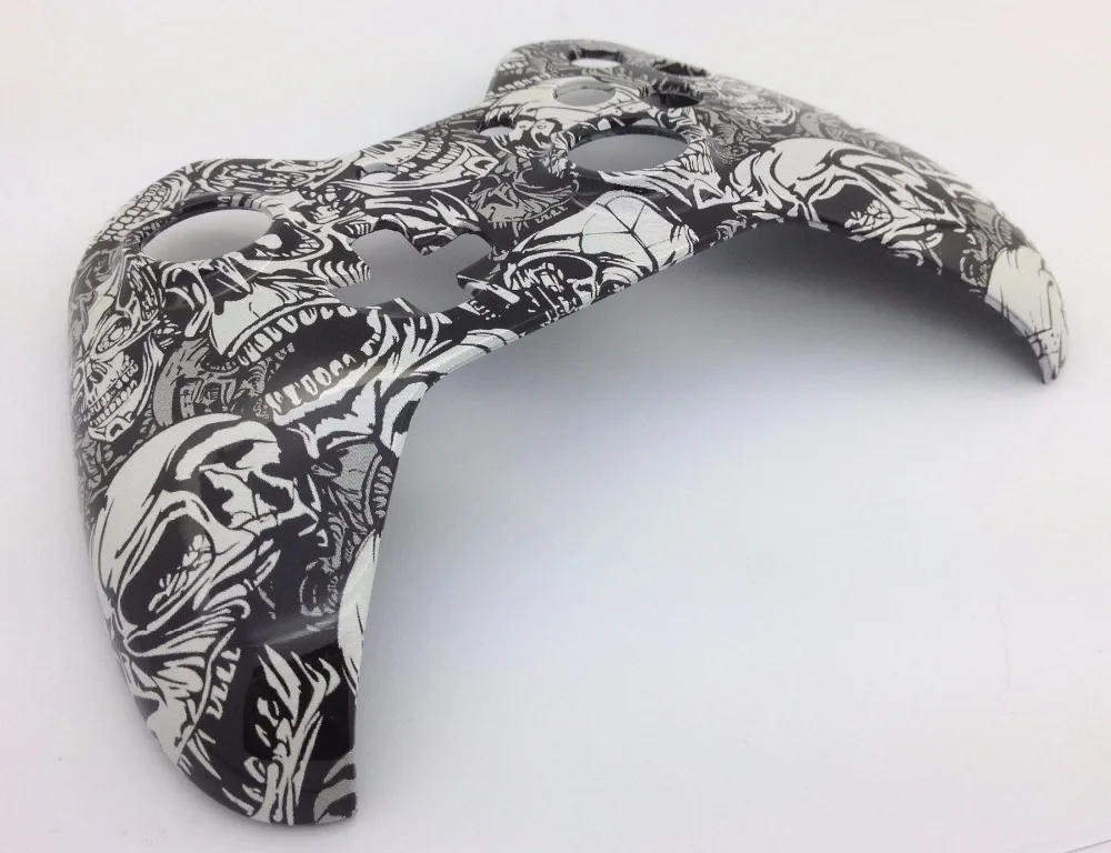 For XboxOne Front Shell Original White ZOMBIE Hydro Dipped Controller Mod Fits Both with 3.5mm Port and without | Электроника