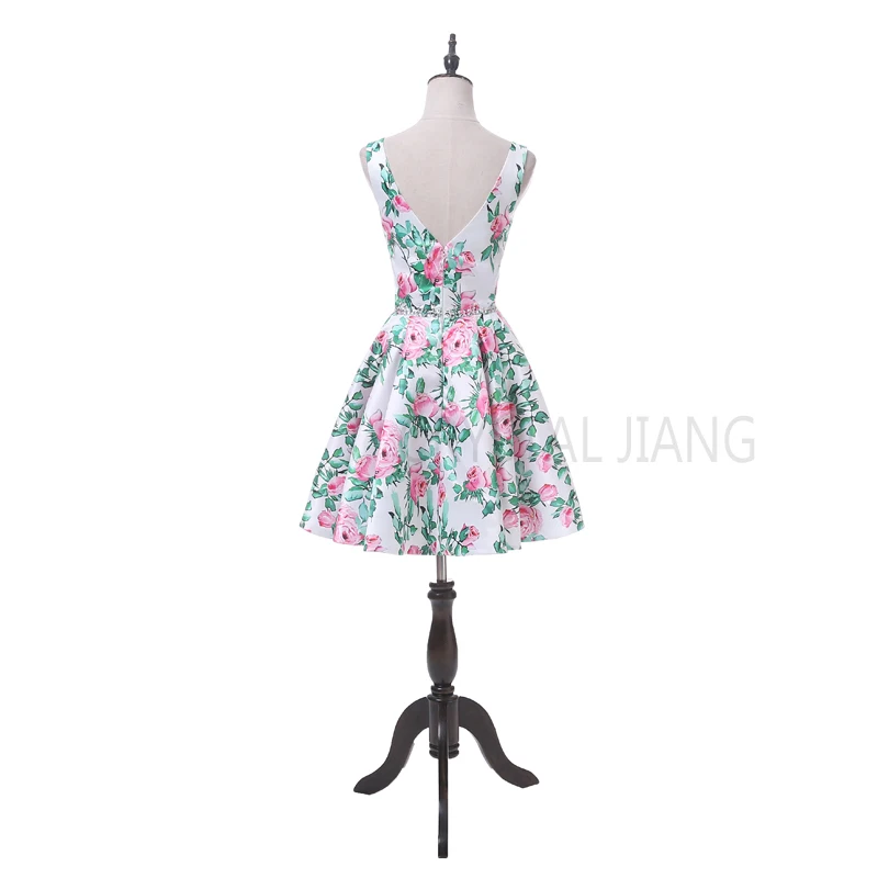 Новое поступление 2017 сексуальные короткие недорогие коктейльные платья с V