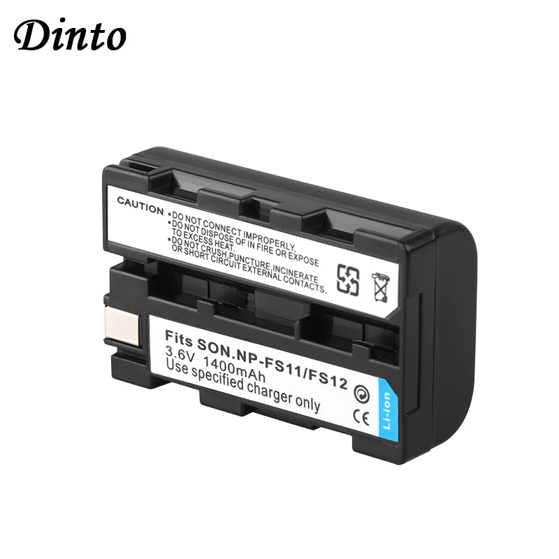 

Dinto 1pc 1400mAh NP-FS10, NP-FS11 NPFS11 NP-FS12 Replacement Digital Camera Battery for Sony CCD-CR1 DCR-PC3 DSC-P1 F55V