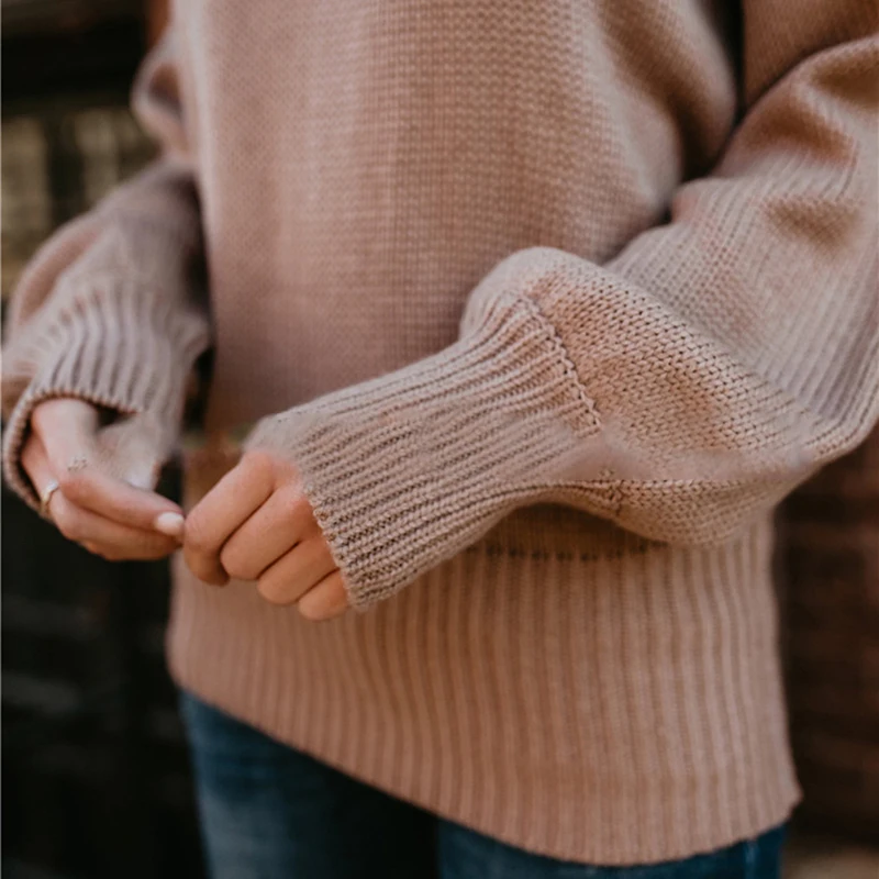 Fashion Sexy Backless Knitted Pullovers Autumn Winter Women Lace Up Bow Long Sleeve Sweaters Casual Loose Jumper Pull Femme | Женская