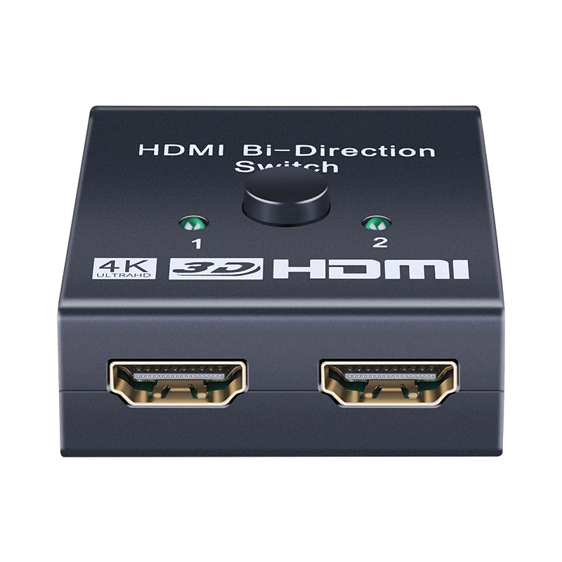 Двунаправленный HDMI-разветвитель Zeadow 1 в 2 выхода/2 входа выход поддерживает 4K 3D 1080P