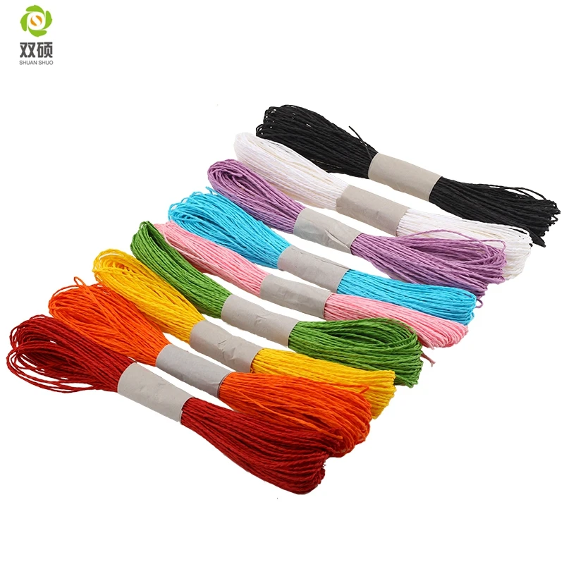 Бумажная веревка двойного цвета 30 цветов|colored rope|handmade ropediy rope |