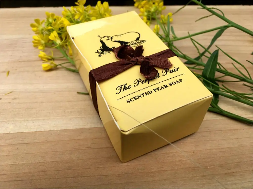 Factory Fast Delivery Wedding Favor The "Perfect Pair" Pear Scented Soap Favors Party Decoration And Baby Show Wholesale | Дом и сад
