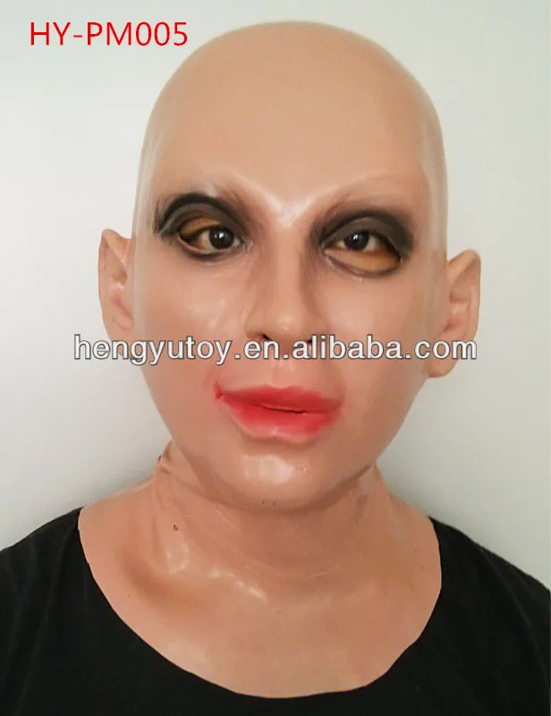 Adult Size Cosplay Transgender Party Fancy Dress Latex Old Female Mask | Дом и сад