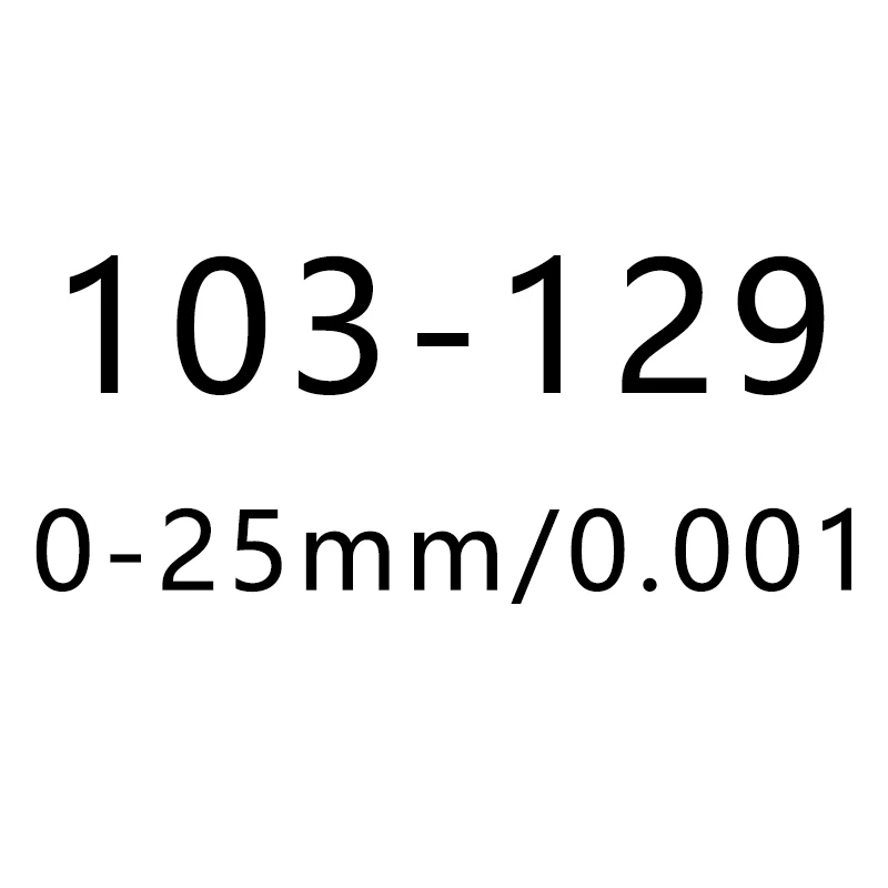 103-129(0-25mm) Mitutoyo наружный микрометр 103-137/138/139/140/129/130 датчик Штангенциркули 0-25-50-75-100mm Точность 0,01/0,001 мм измерительный инструмент - Цвет: 103-129(0-25mm)