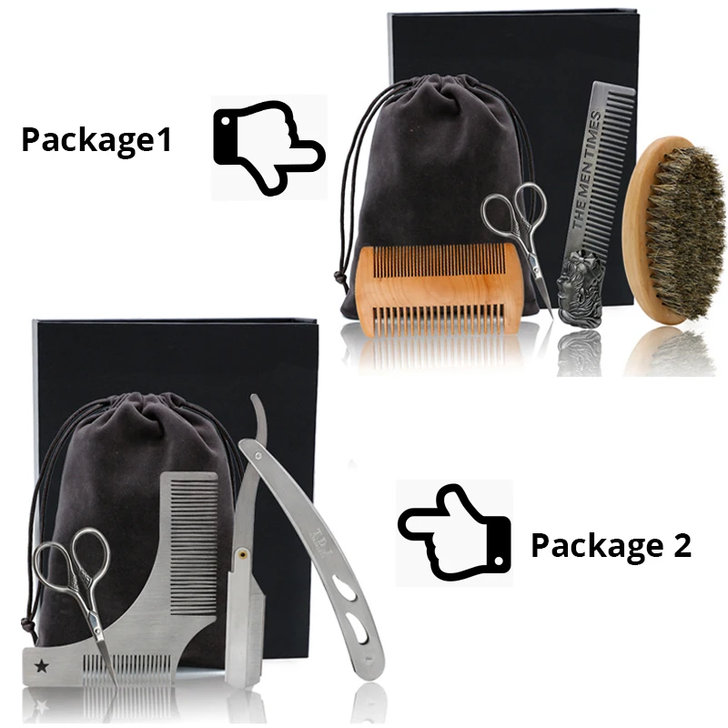 Портативные аксессуары для укладки бритва-расческа из нержавеющей стали ножницы