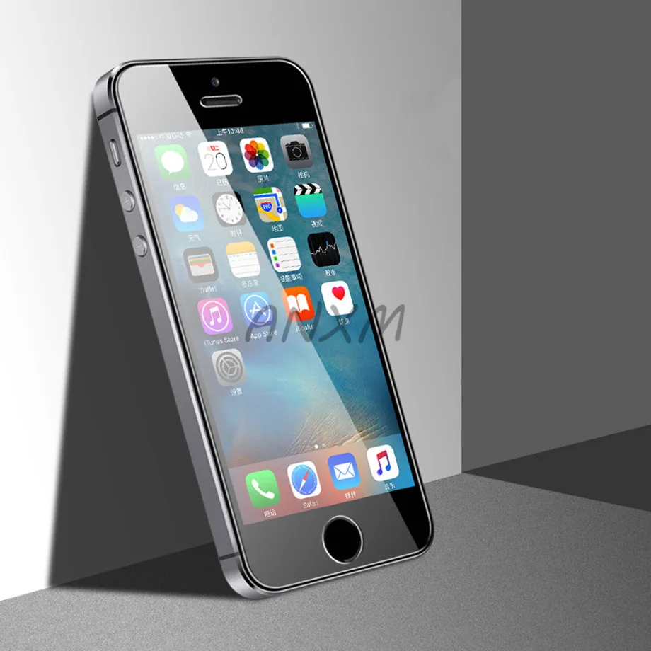 2 шт./лот закаленное стекло для Apple iPhone 5S 5 SE 5C защита экрана 9H анти Blu-Ray стекло для iPhone 5 Se защитная пленка, стекло