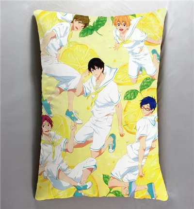 Аниме Манга бесплатно! IWatobi swim Club 40x60 см, наволочка, чехол для подушки, постельные принадлежности, чехол для подушки - Цвет: Розовый