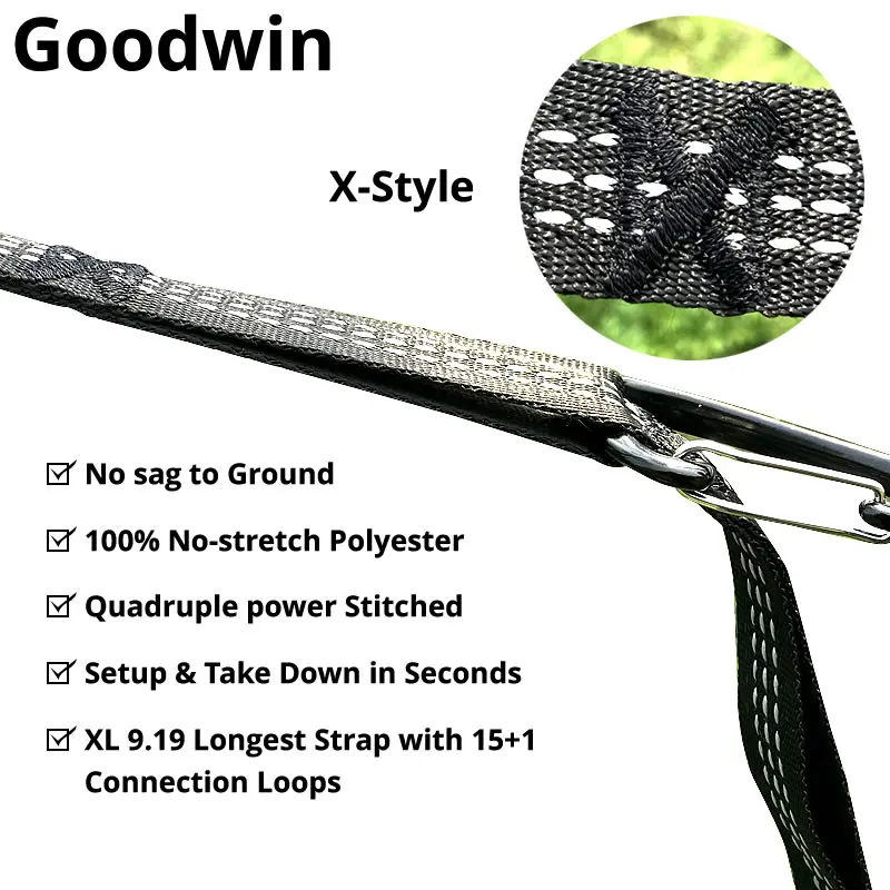 Аксессуары для уличной мебели гамак ремни ремень ловушки веревка загрузка 2000 кг