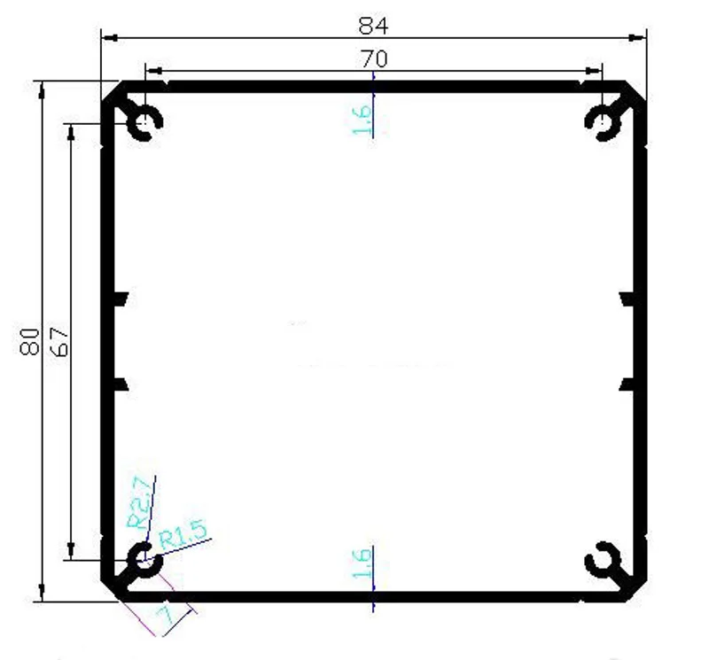 

PAPRI 1PCS 84*80*91mm Black Silver Aluminum Transformer Cover Case Box Protect Cover Enclosure For Audio Tube Amplifier