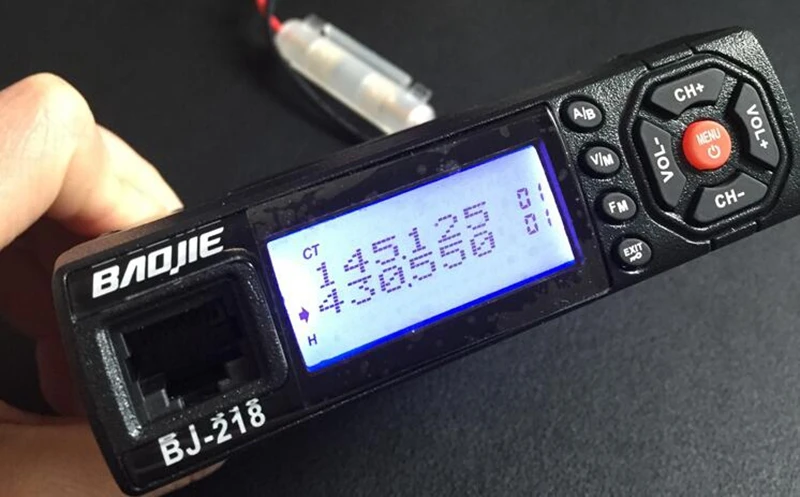 Baojie BJ 218 мини мобильное радио двухдиапазонный двухстороннее автомобиль иди и