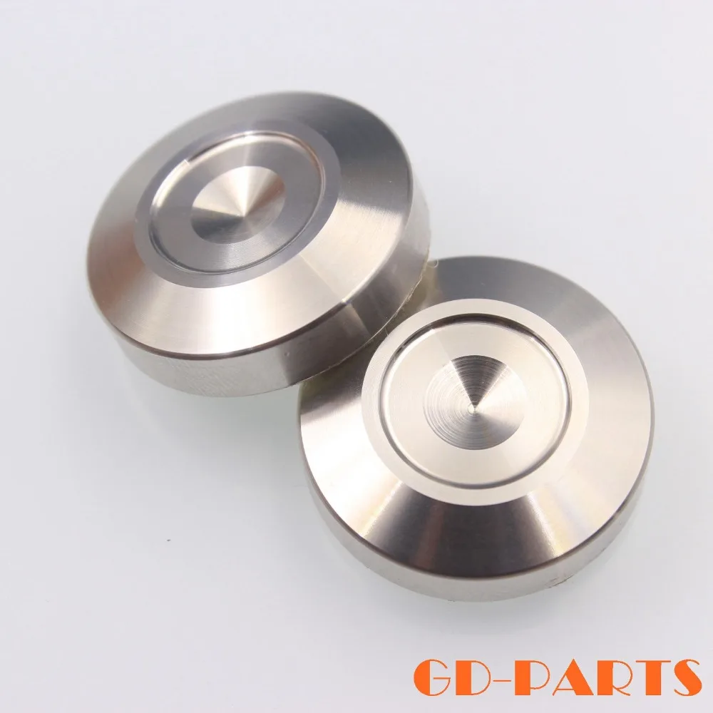 Caixa de Som com Ponta de Isolamento Base de Piso em Cone Monitor de Gravação e Gravador de Áudio Aço Inoxidável fr Hifi Áudio Amp 29mm 39mm 49mm 59mm 304
